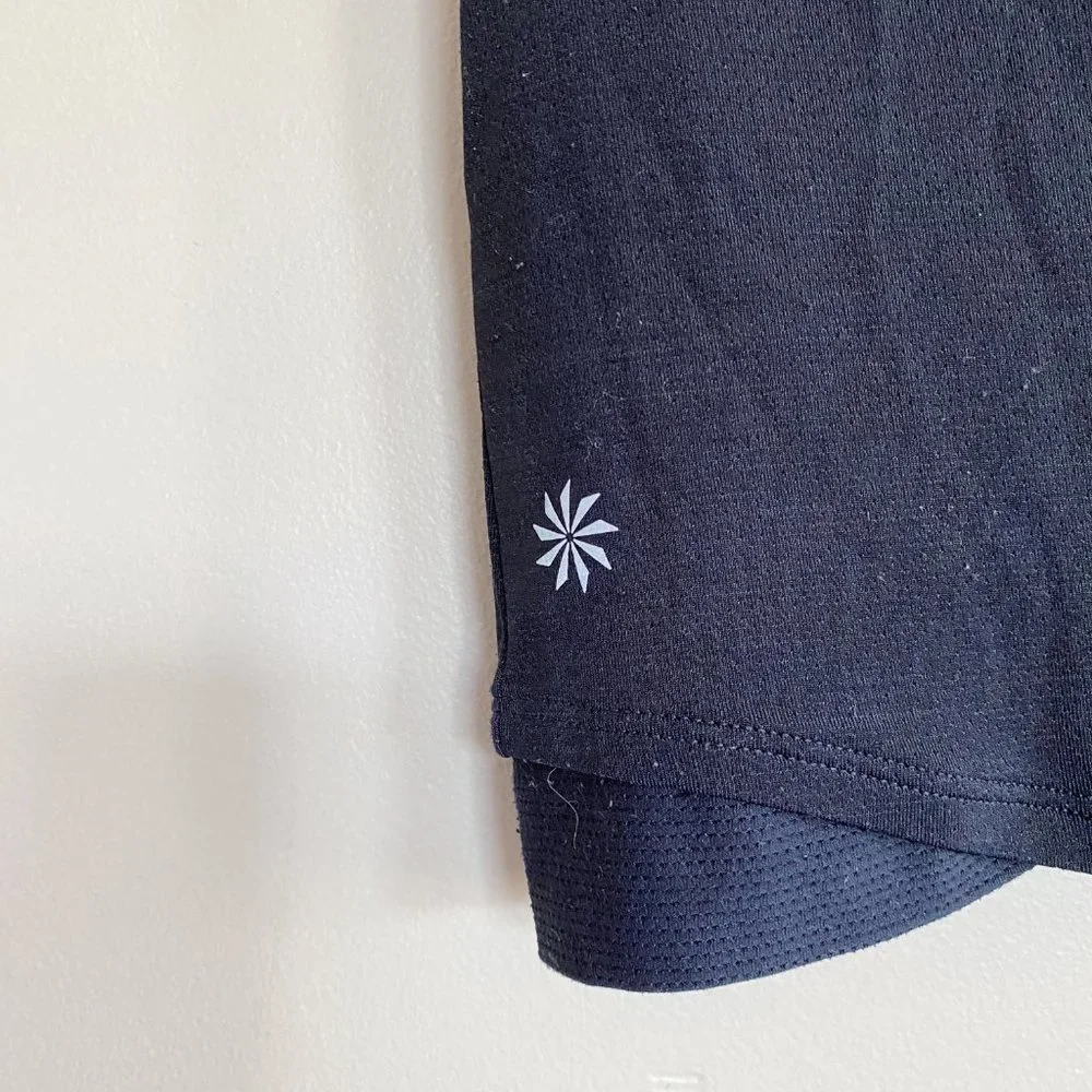 athleta athletic tank top w/ flower print bra sz s - Picture 4 of 4